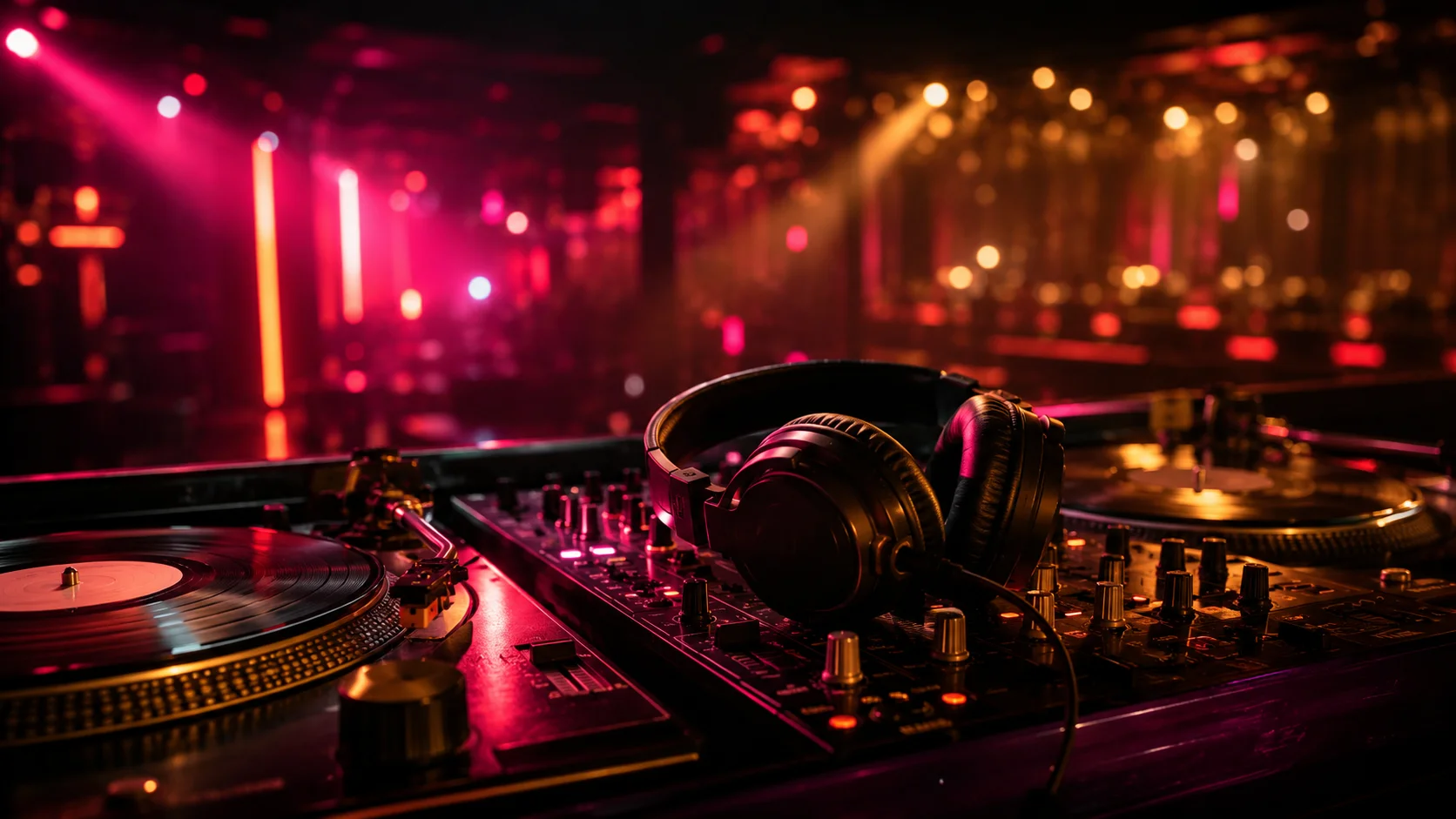 DJ Ritmo mixing Latin music